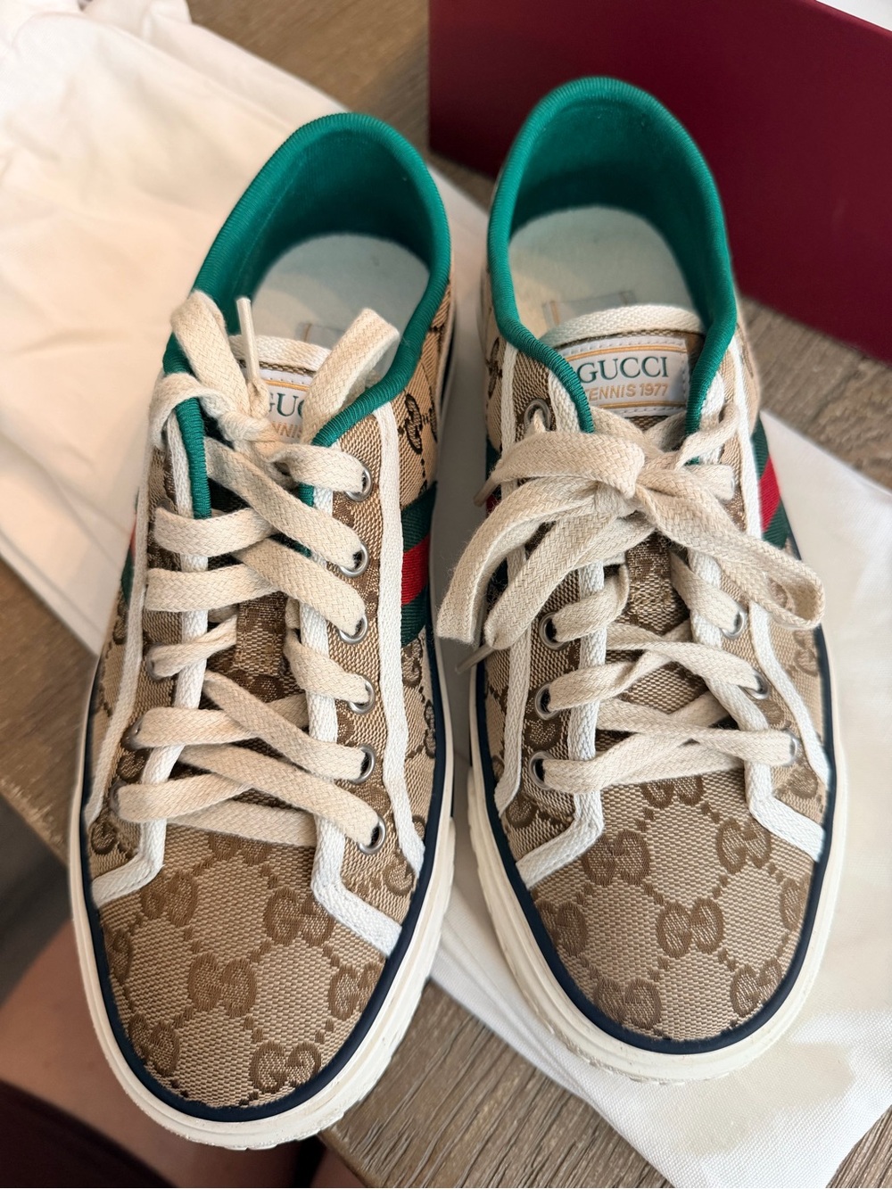 Gucci 1977 Women’s Sneaker sz 38 (8) - Picture 3 of 5